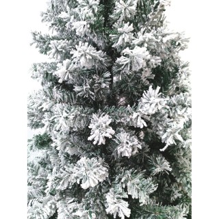 Sapin de Noël enneigé Oslo - H. 180 cm - Blanc