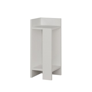 Table de chevet Elos gauche 27 cm - Blanc