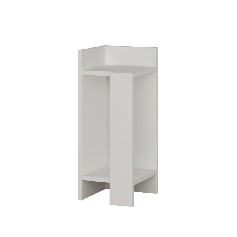 Table de chevet Elos gauche 27 cm - Blanc