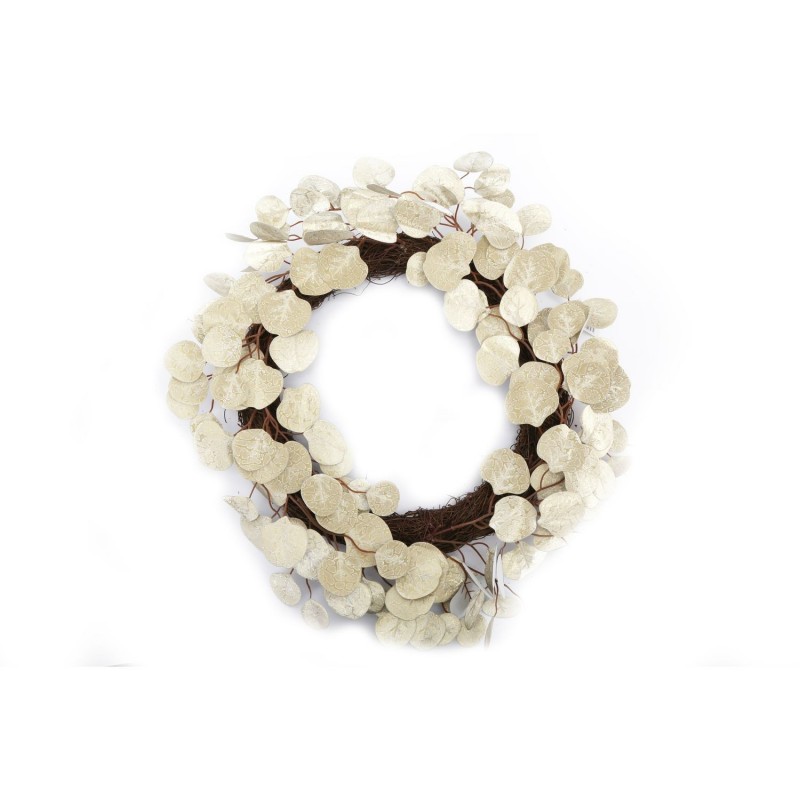 Couronne De Porte En Eucalyptus Artificiel Avec Baies - 46 Cm, Résistante Aux Intempéries, Pour Noël Et Toute L'année !