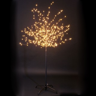 Arbre de Noël lumineux Xmas - L. 90 x H. 120 cm - Lumière blanc chaud