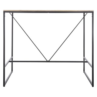 Table haute design industriel Edena - L. 115 x H. 98 cm - Noir