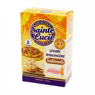 Levure boulangère - Sainte Lucie - 8 sachets de 8g