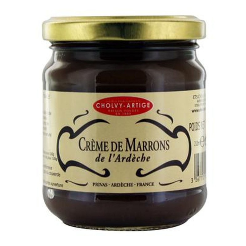 Crème de marrons de l'Ardèche Cholvy Artige pot 250g Crème de marrons de l'Ardèche Cholvy Artige pot 250g