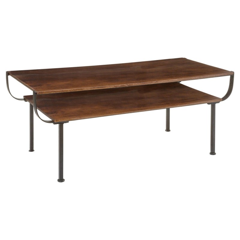 Table basse courbé en manguier - H. 50 cm