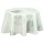 Nappe ronde en toile cirée  provençale Vera - Diam. 150 cm - Blanc
