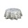 Nappe ronde en toile cirée  Carreaux - Diam. 150 cm - Gris