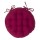 Lot 2x Galette de chaise ronde Alix - Diam. 38 cm - Rouge