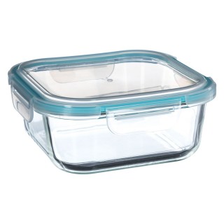 Lot 2x Lunch box en verre Clipeat - 1,8 L