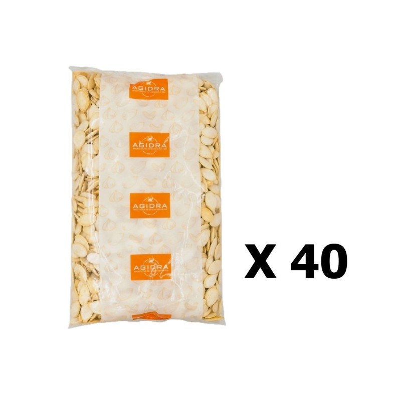 Lot 40x Graines de courge grillées salées - Fantasia - paquet 500g
