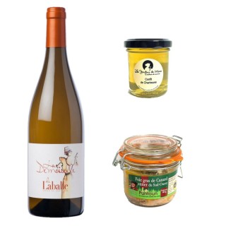 Foie gras de canard, confit de Chartreuse et vin blanc