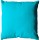 Coussin uni effet Bachette déhoussable - 40 x 40 cm - Turquoise