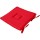 Galette de chaise uni effet Bachette - 40 x 40 cm - Rouge