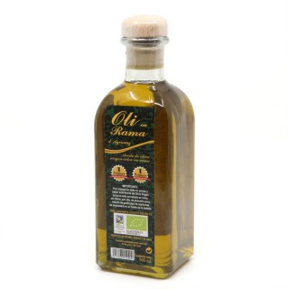 Huile d'olive Bio extra vierge non filtrée - bouteille 500ml