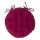 Galette de chaise ronde Alix - Diam. 38 cm - Rouge