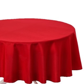 Nappe anti-taches ronde Ophy - Diam 180 cm - Rouge