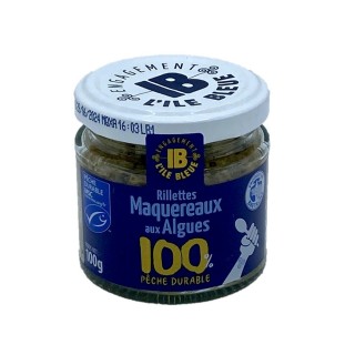 Rillettes de maquereaux MSC aux algues  - Pot 100g