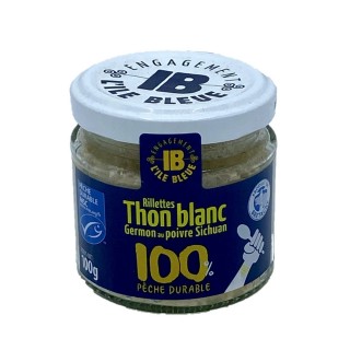 Rillettes de thon blanc germon MSC au poivre Sichuan - Pot 100g