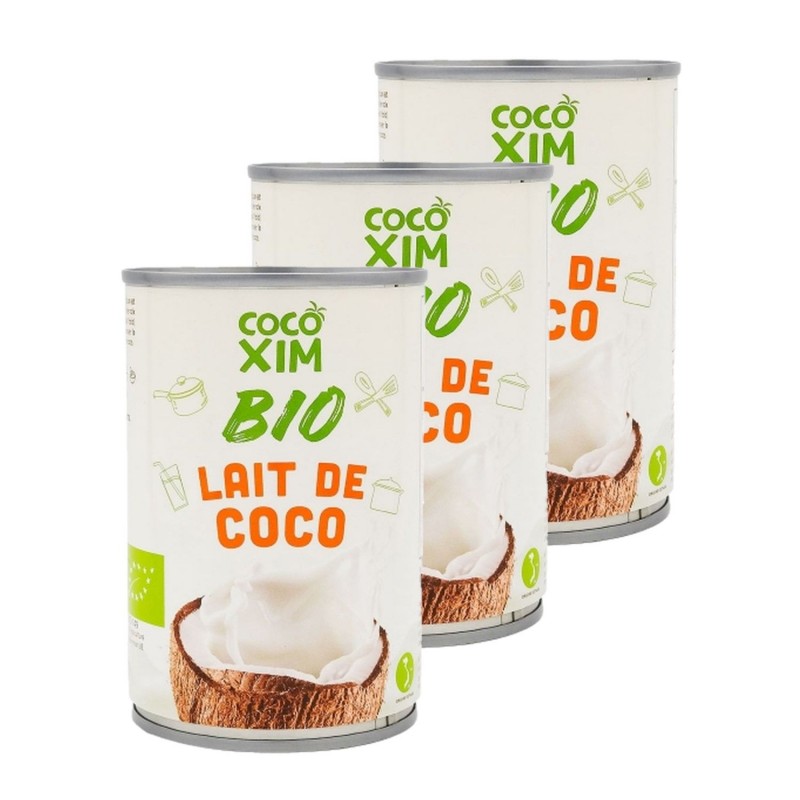 Lot 3x Lait de coco BIO - Boîte 400ml