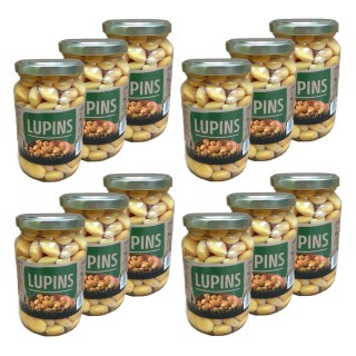 Lot 12x Lupins trempés extra - Pot 370ml