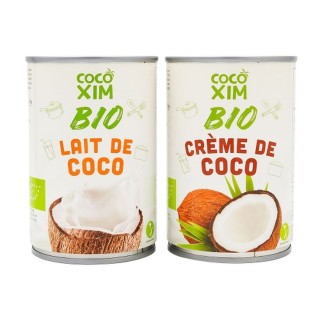 Lot 12x Crème de coco - Boîte 400ml