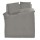 Parure de lit en coton lavé Tuft - 240 x 220 cm - Gris