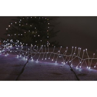 Guirlande Boa d'extérieur 10 mètres - 800 LED - Blanc froid