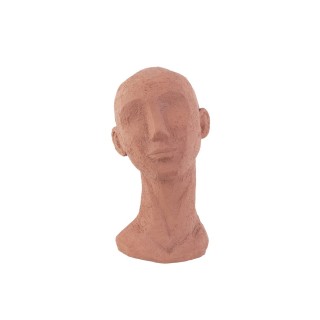 Statue Face Art en polyrésine - Terracotta