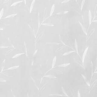 Voilage brodé Izzy 140 x 240 cm - Blanc