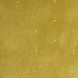 Rideau avec tissage brodé doré - 140 x 260 cm - Ocre