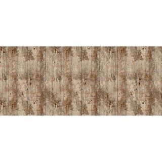 Lot 2x Adhésif décoratif pour meuble Bois vieilli - 200 x 45 cm - Marron