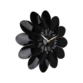 Horloge mural Flower - Noir
