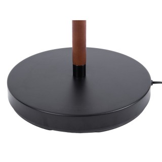 Lampadaire en bois et métal Rubi - Hauteur 150 cm - Marron et noir