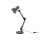 Lampe de bureau mat Hobby réglable - Diamètre 12,5 cm x Hauteur 55 cm - Noir