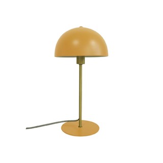 Lampe à poser design métal Bonnet - H. 39 cm - Jaune curry