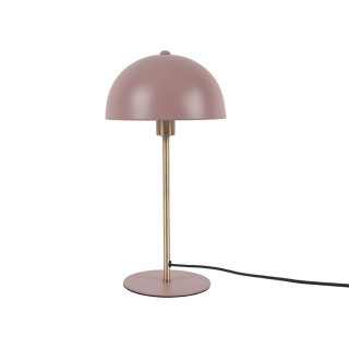 Lampe à poser design métal Bonnet - H. 39 cm - Vieux Rose