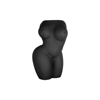 Vase Cache Pot en polyrésine modèle Lady - Noir