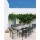 Table de jardin extensible en aluminium avec plateau composite Byron de 6 à 10 personnes - Gris Anthracite