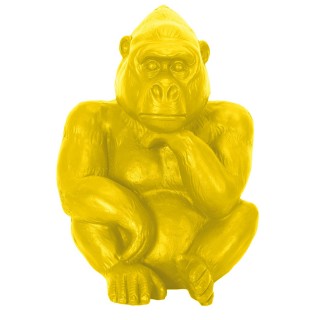Gorille décoratif Magnesia - Hauteur 54 cm - Jaune