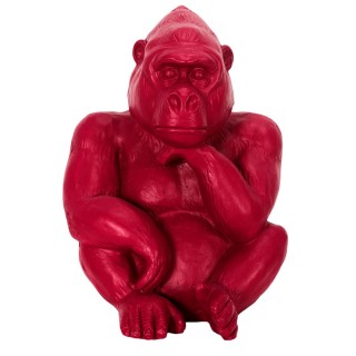 Gorille décoratif Magnesia - Hauteur 54 cm - Rouge