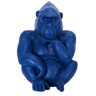 Gorille décoratif Magnesia - Hauteur 54 cm - Bleu