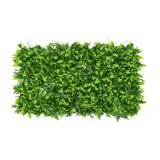 Mur végétal artificiel - Longueur 60 cm x Largeur 40 cm - Vert