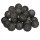 Guirlande sur secteur LED 20 boules - Noir argenté
