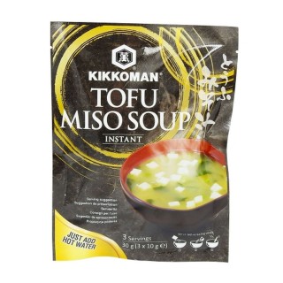 Lot 3x Soupe miso tofu instantanée - 3 portions - Sachet 30g
