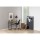 Bureau Sireine en MDF et métal - Beige et Noir