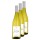 Lot 3x Vin blanc Bourgogne Petit Chablis AOC - Bouteille 750ml