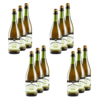 Lot 12x Cidre de Lézergué artisanal brut - Bouteille 750ml