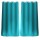 Lot de 2 Rideaux unis avec œillets - 140 x 240 cm - Turquoise