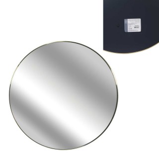 Miroir extra plat rond Diam 55 cm - Doré