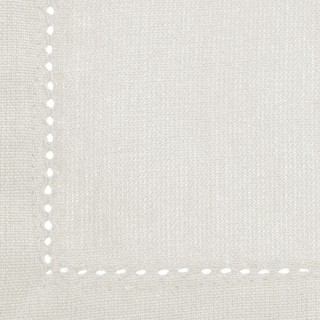 Nappe rectangulaire Jane en coton - 240x140 cm - Blanc
